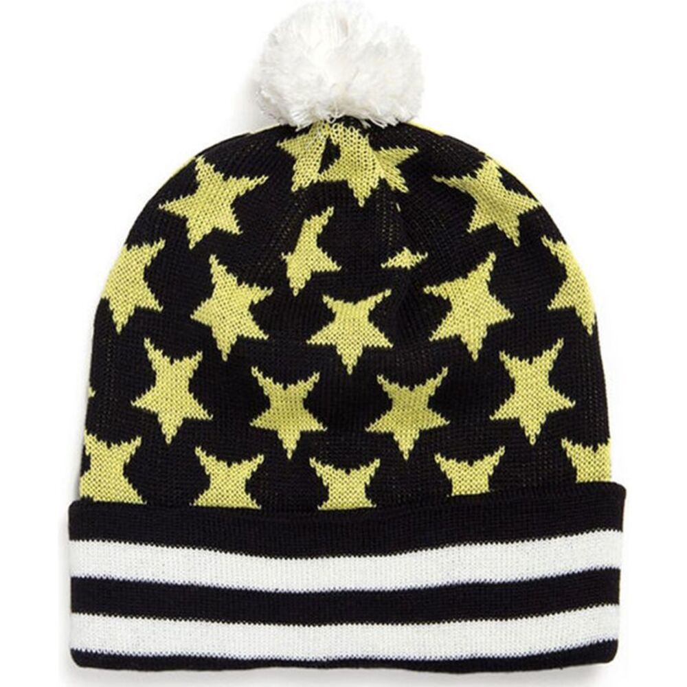 Black Scale Mens The Blvck Star Beanie Hat, NWT
